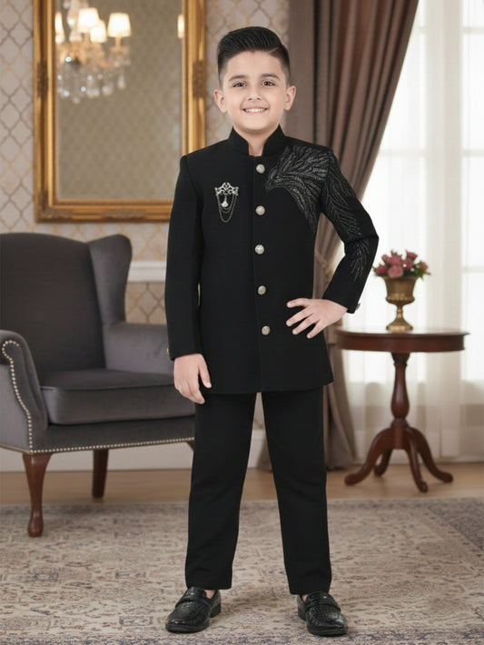 Albanian Eagle Black Suit