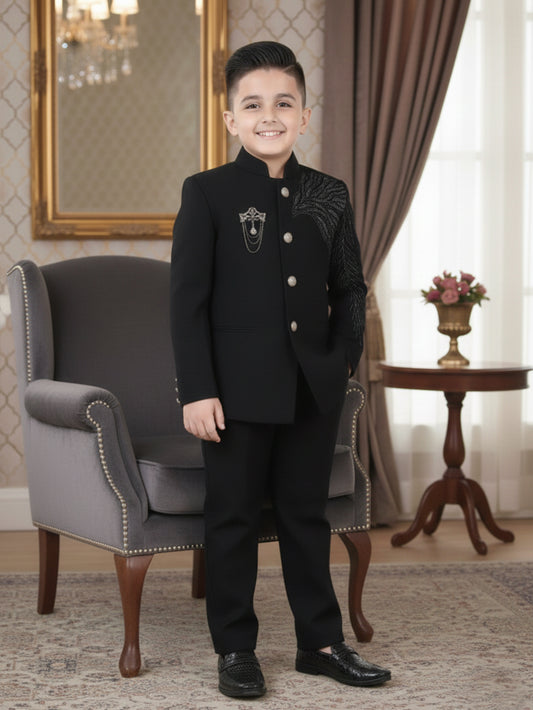 Albanian Eagle Black Suit