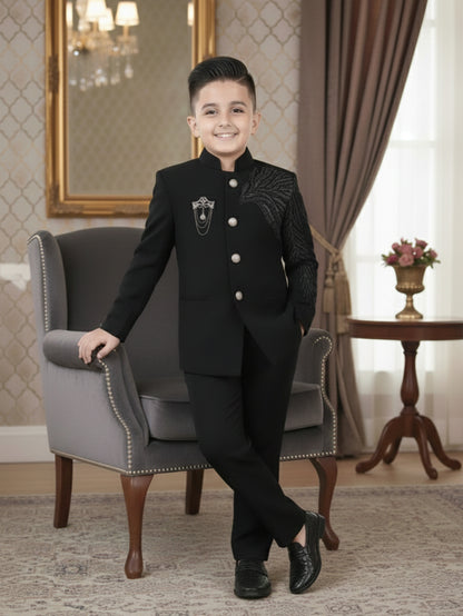 Albanian Eagle Black Suit