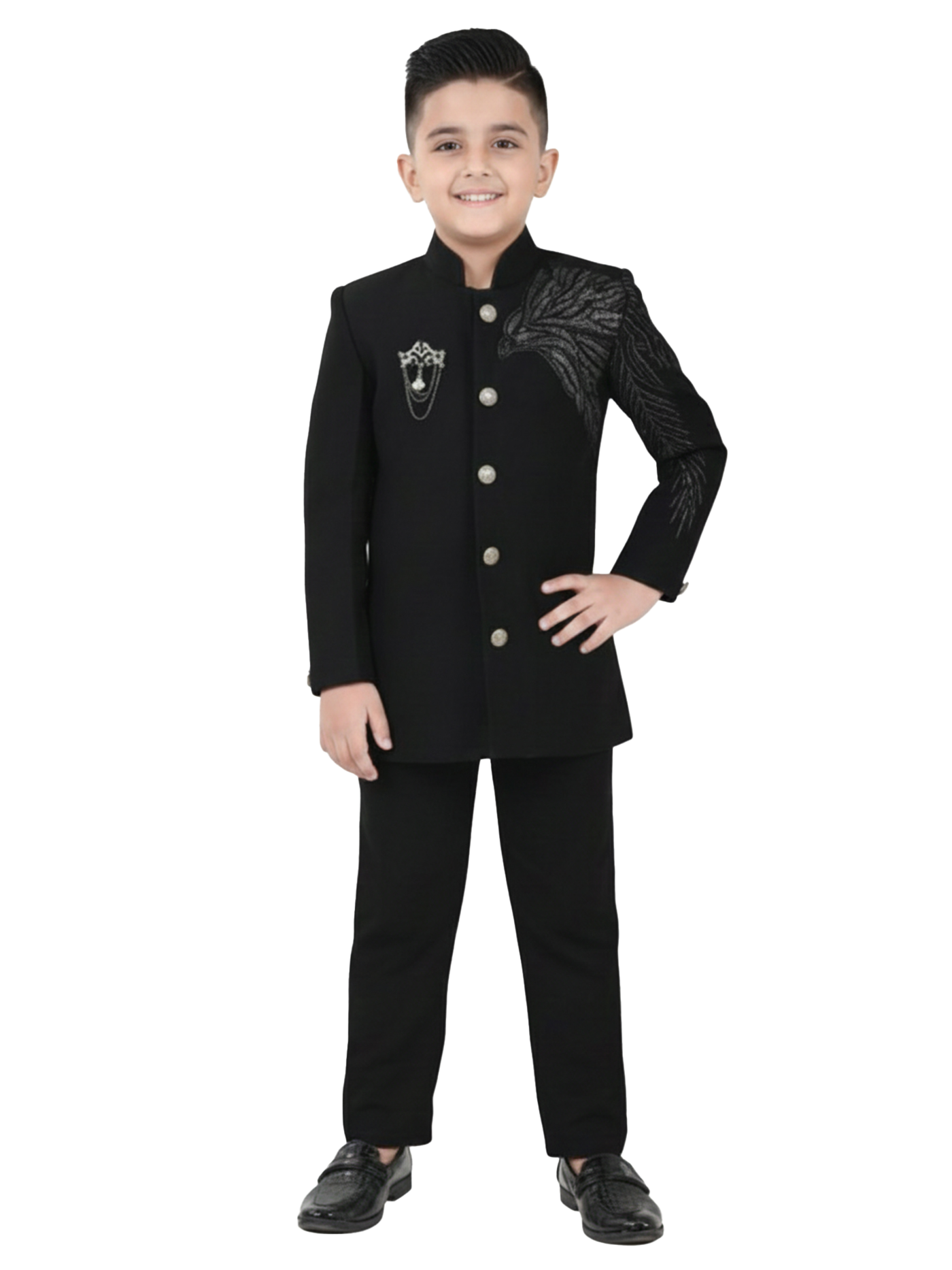 Albanian Eagle Black Suit
