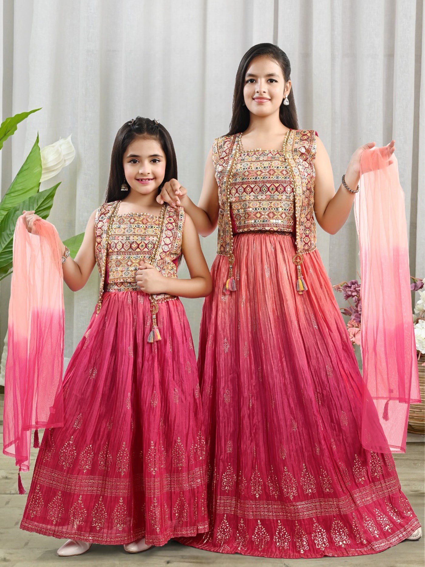 Blush Blossom Lehenga Set