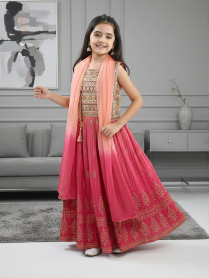 Blush Blossom Lehenga Set