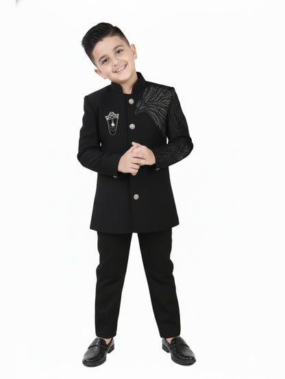Albanian Eagle Black Suit