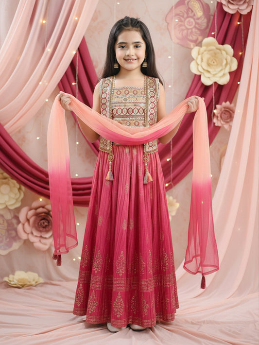 Blush Blossom Lehenga Set